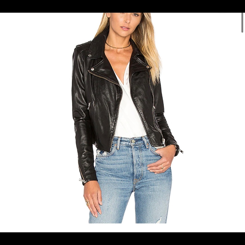 LAMARQUE GENUINE LEATHER JACKET SIZE S